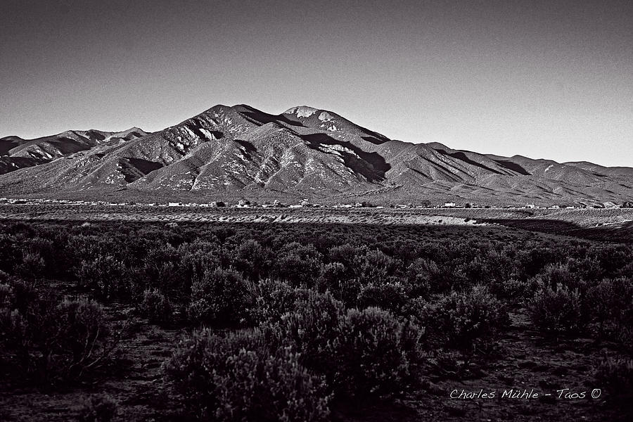 Taos in the Zone Photograph by Charles Muhle