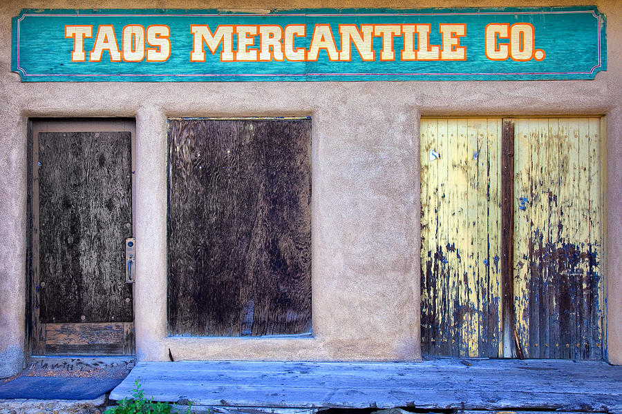 Taos Mercantile Photograph by Diana Powell | Fine Art America