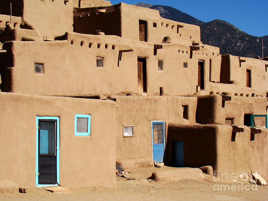Architecture Photograph - Taos Pueblo by Eva Kato