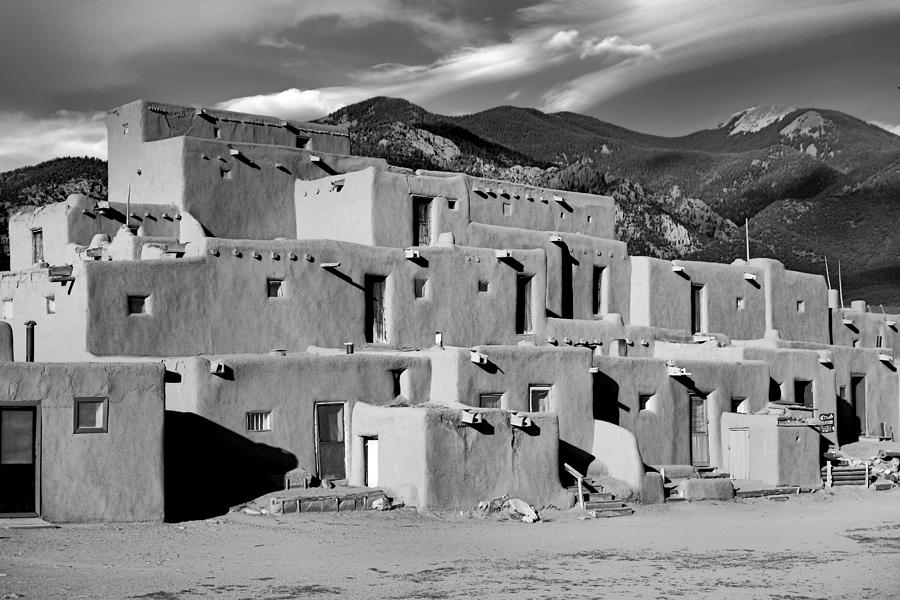 Taos Pueblo North Photograph by Robert Meyers-Lussier