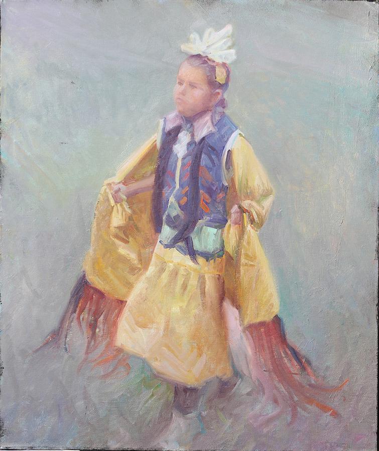 Actor Painting - Taos Pueblo Princess by Ernest Principato