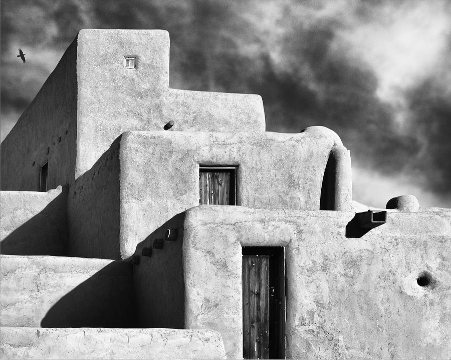 Taos Pueblo Stacks Photograph by Gary Warnimont