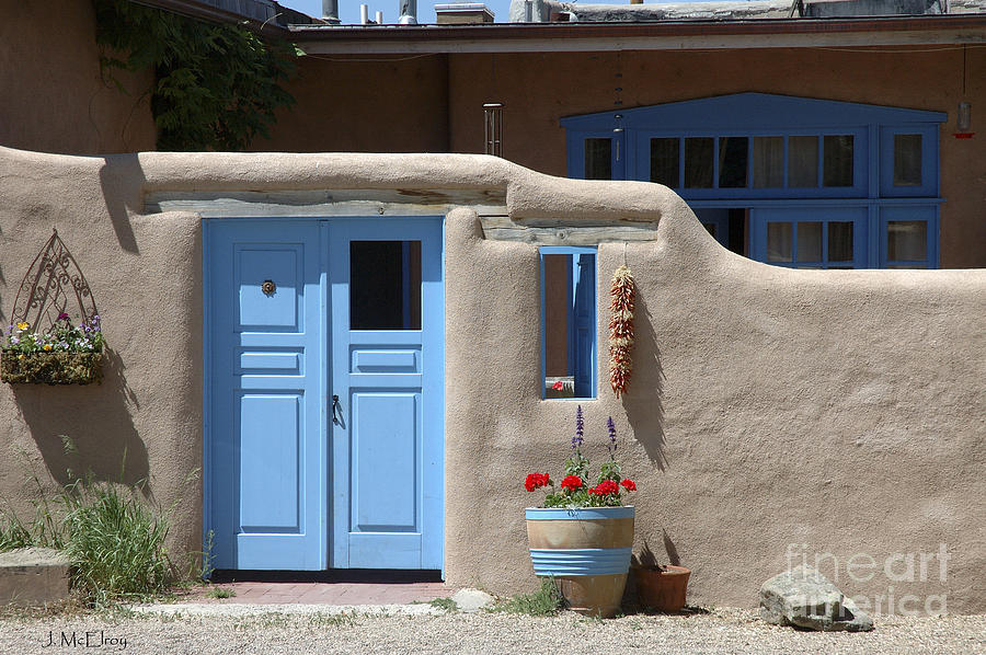 Architecture Photograph - Taos Street Scene by Jerry McElroy
