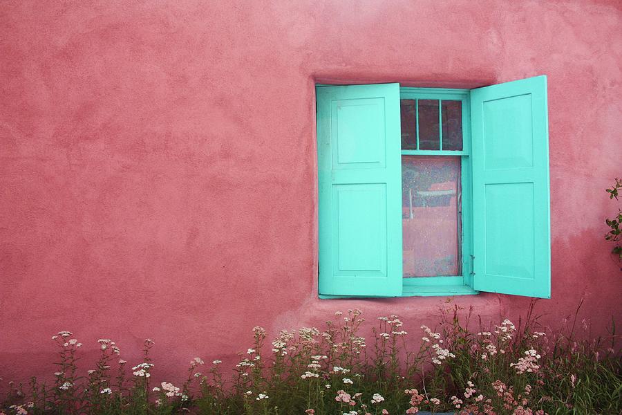 Flower Photograph - Taos Window I by Lanita Williams