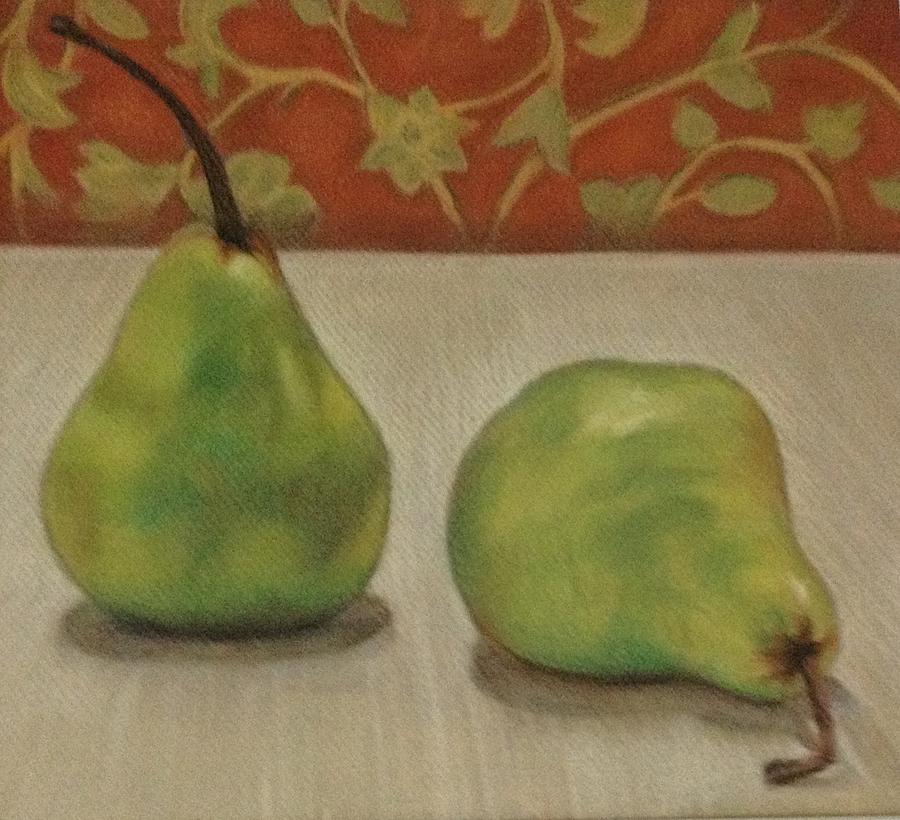 Tapestry Pears Painting
