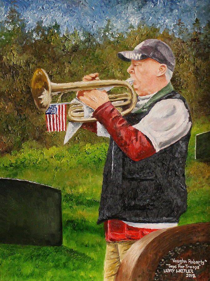 Taps For Troops Painting by Larry Whitler