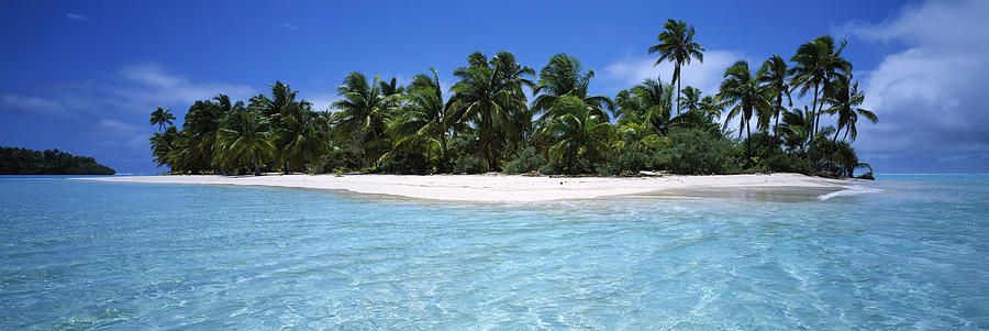 Tapuaetai Motu From The Lagoon Photograph by Panoramic Images - Fine ...