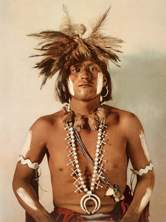 Taqul, A Moki Snake Priest Photograph by William Henry Jackson
