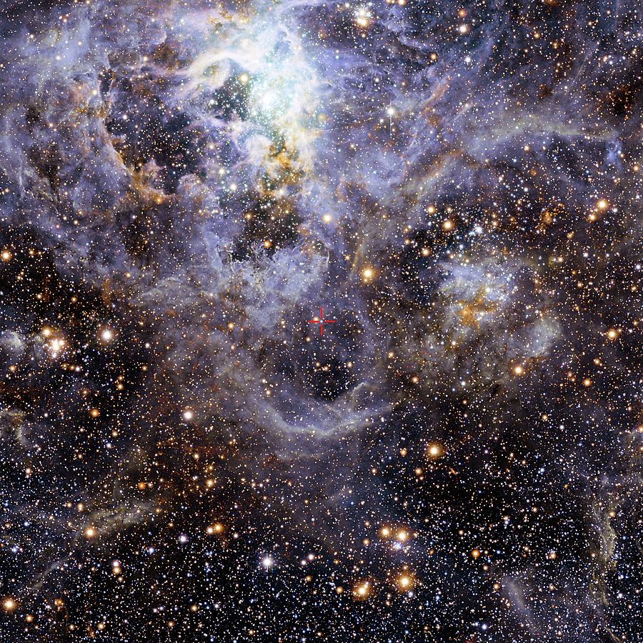 Tarantula Nebula Photograph by M.-r. Cioni/vista Magellanic Cloud Survey/cambridge Astronomical Survey Unit/european Southern Observatory/science Photo Library