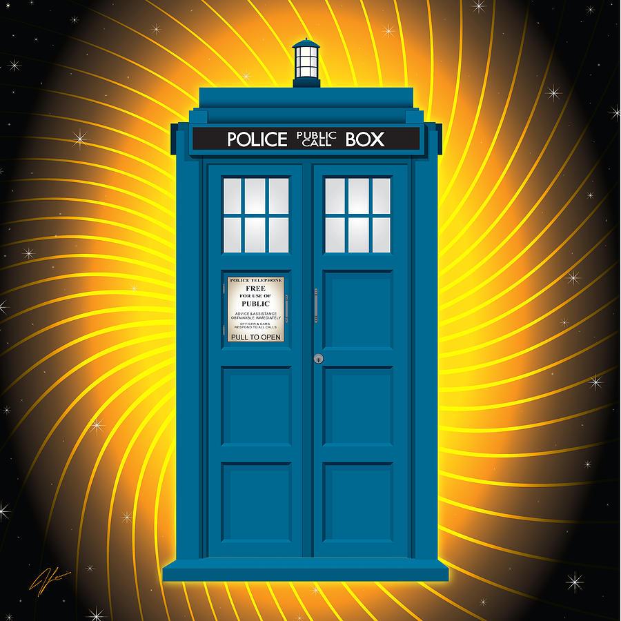 Tardis One Digital Art By James Lewis - Fine Art America