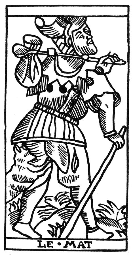 Tarot Card The Fool Painting by Granger