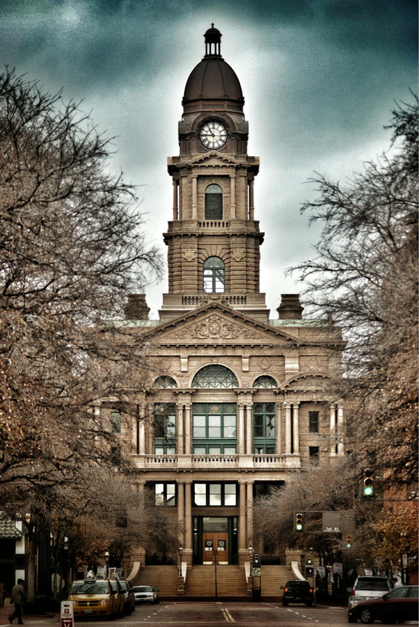 Architecture Photograph - Tarrant County Courthouse by John Hall