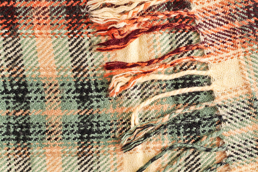 Pattern Photograph - Tartan scarf by Tom Gowanlock