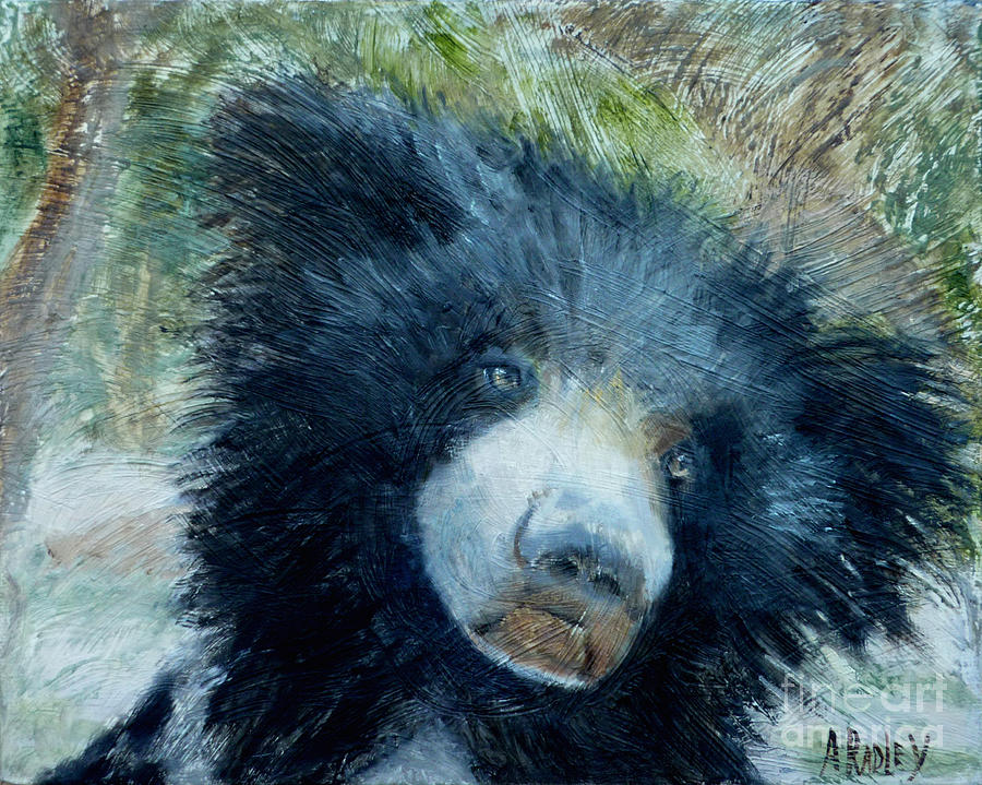 Taruni Bear Painting by Ann Radley
