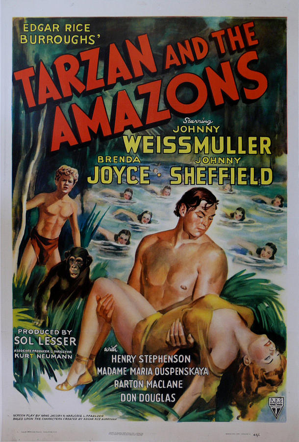 Tarzan and the Amazons Digital Art by Georgia Clare