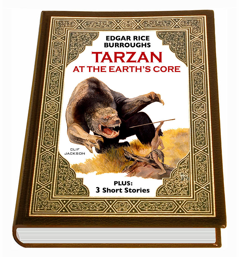 Book Digital Art - Tarzan At The Earths Core by Clif Jackson