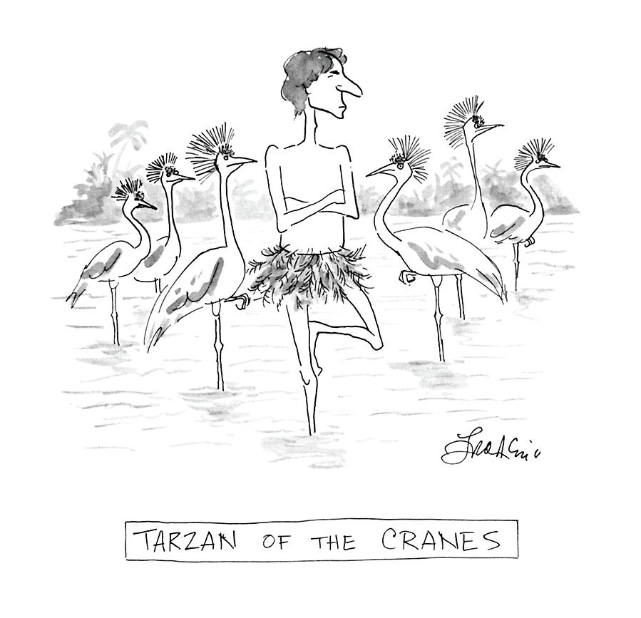 Tarzan Of The Cranes by Edward Frascino