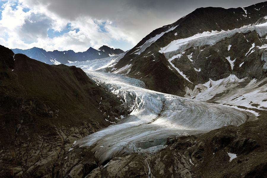 Taschach Glacier Photograph by Martin Rietze