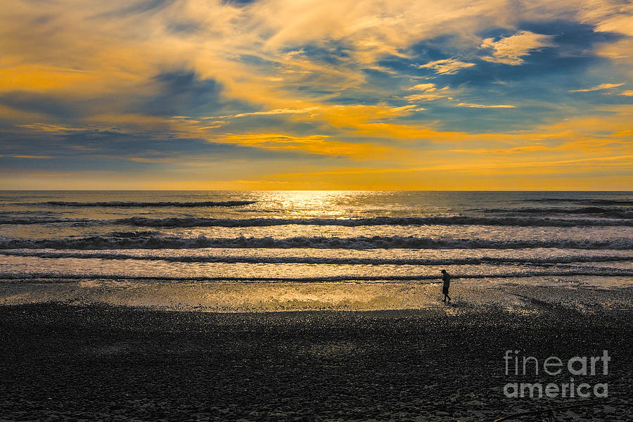 Beach Photograph - Tasman sunset by Sheila Smart Fine Art Photography