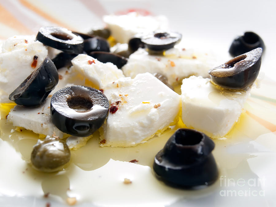 Cheese Photograph - Taste of Mediterranean by Sinisa Botas
