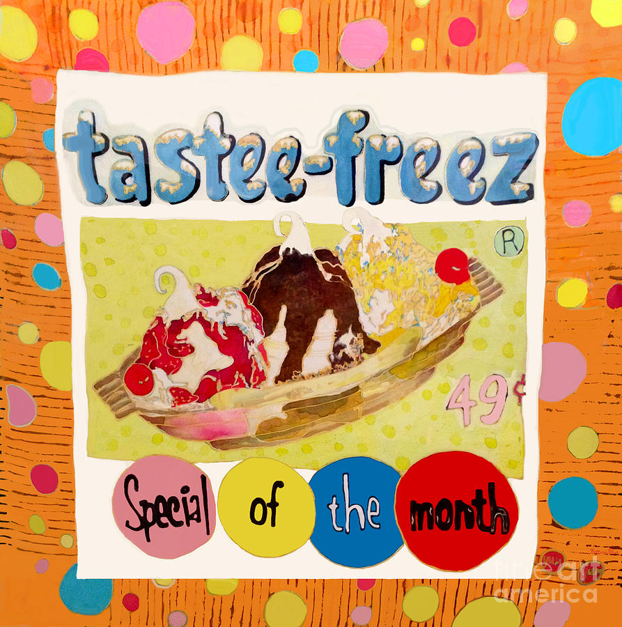 Tastee Freez Painting by Beth Saffer