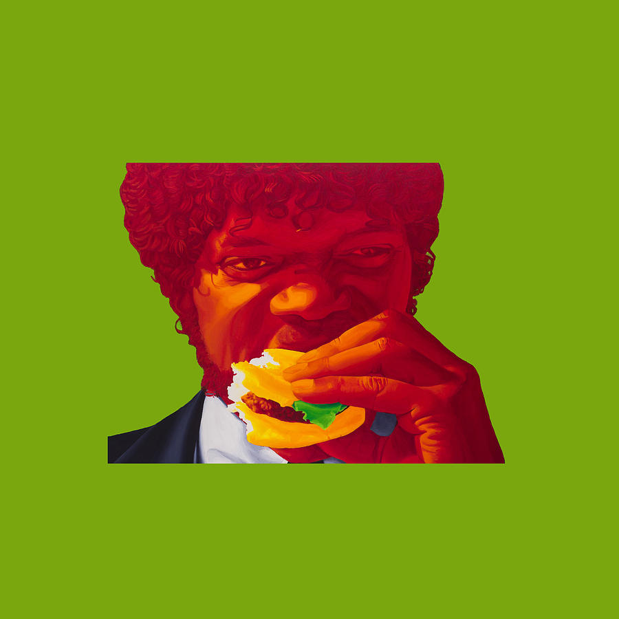 Tasty Burger Iphone case Painting by Ellen Patton
