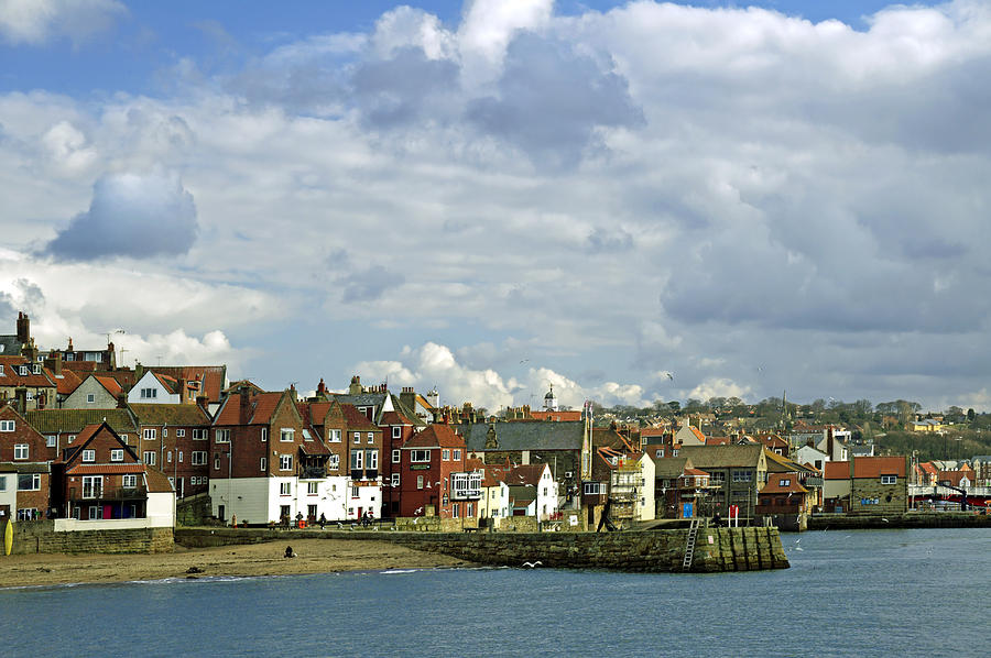 Tate Hill Pier and The Shambles - Whitby Photograph by Rod Johnson