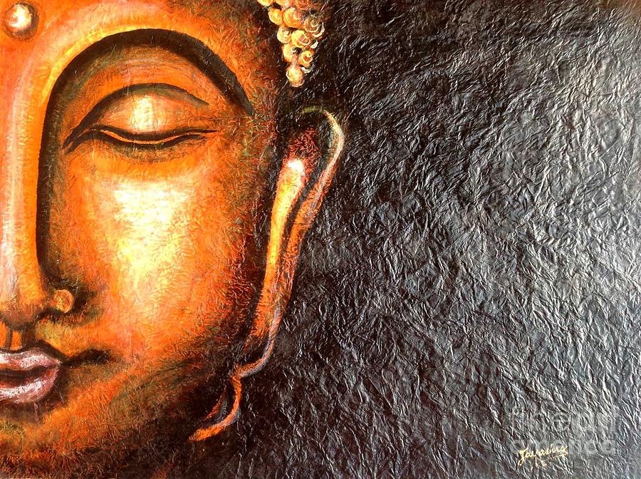 Buddha Painting - Tathagatha - Serene BUDDHA  by Kami
