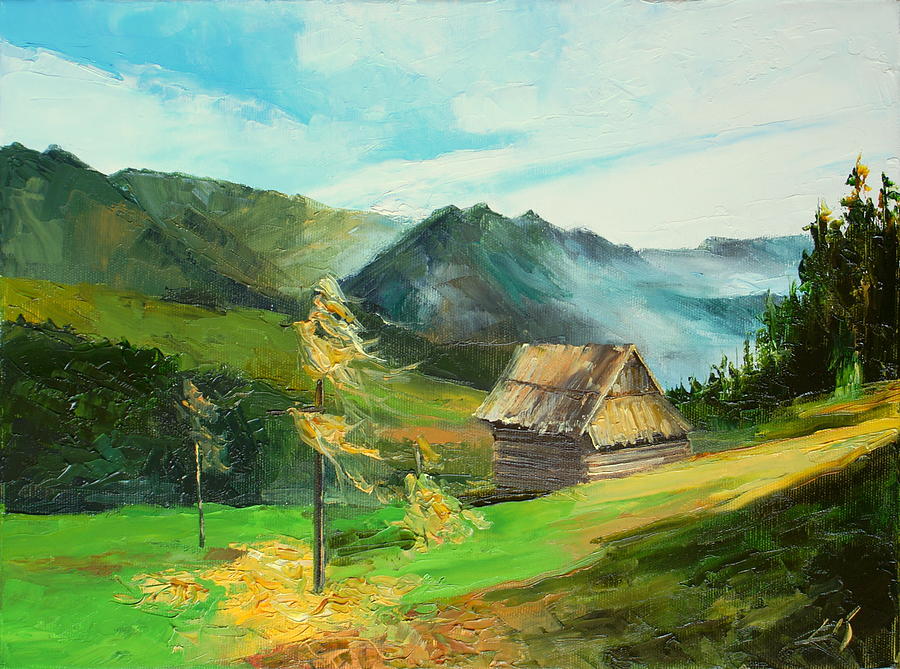 Tatry mountains Painting by Luke Karcz