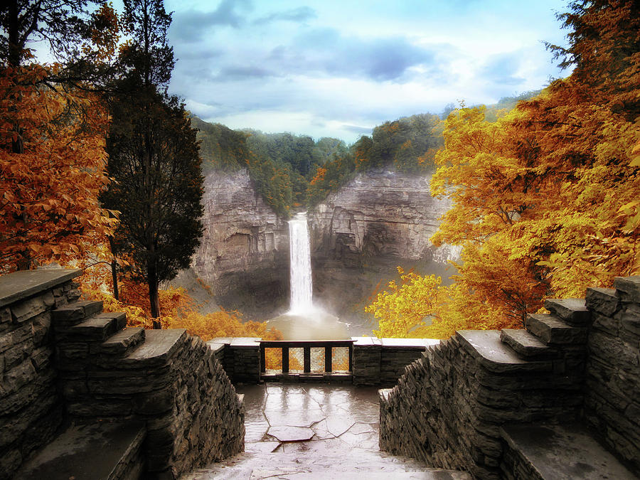 Nature Photograph - Taughannock Falls 2 by Jessica Jenney