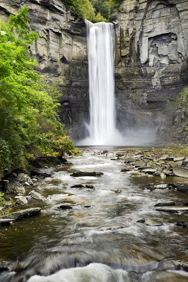 Taughannock Falls And Creek Photograph by Christina Rollo