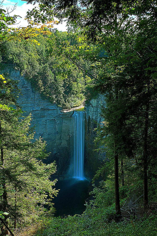 Waterfall Photograph - Taughannock falls Ithaca New York by Paul Ge