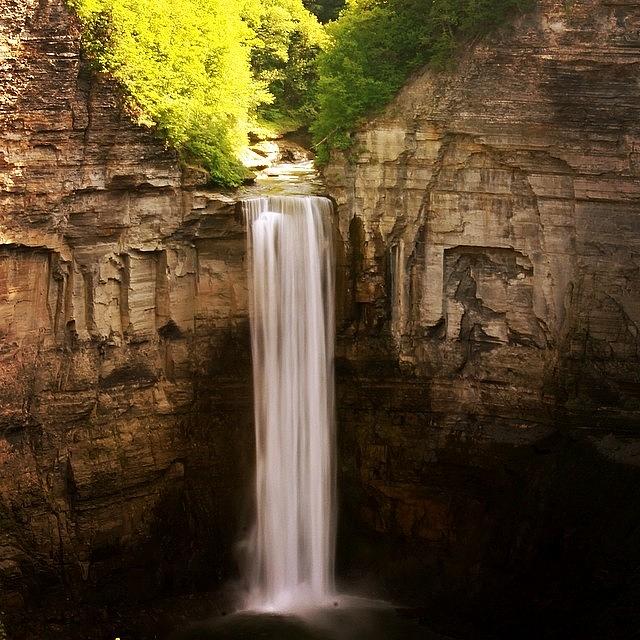 Waterfall Photograph - Taughannock In Trumansburg by Justin Connor