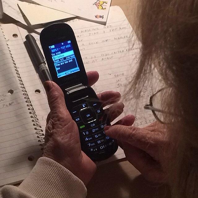 Abc Photograph - Taught My Memere How To Text Tonight by Smellslikeairwick Tirrell