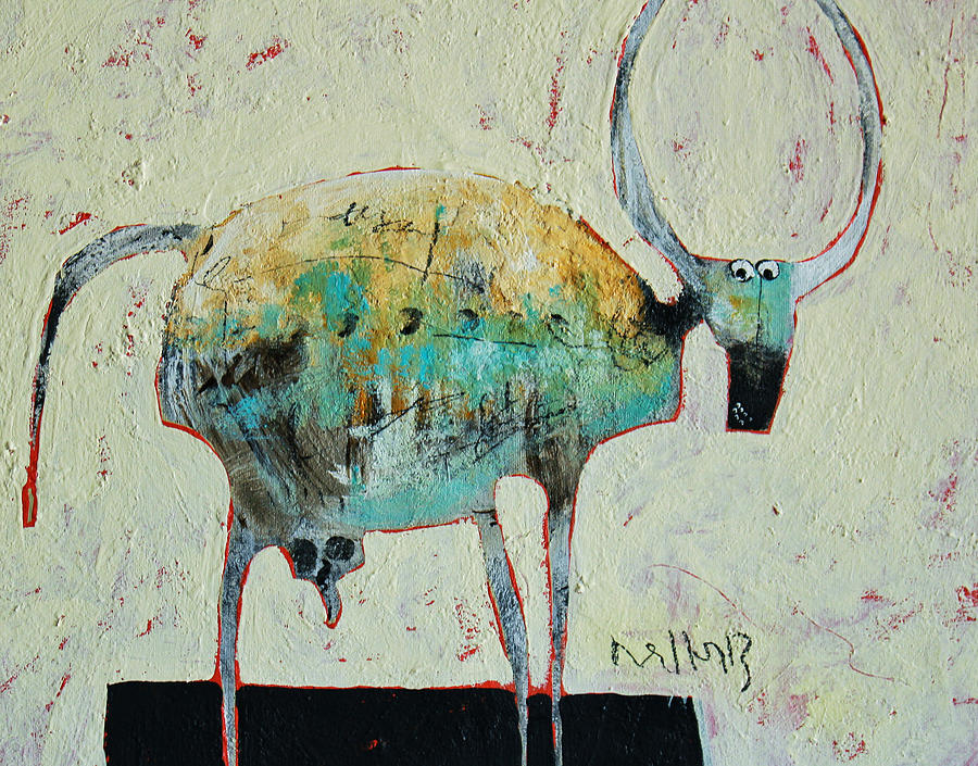 Taurus No 6 Painting by Mark M  Mellon