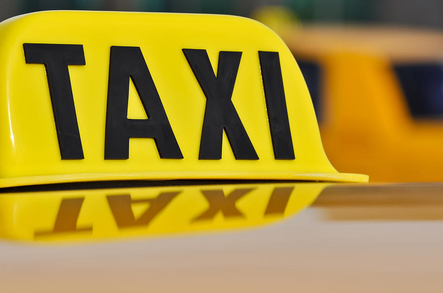 Taxi Cab Close Up Photograph by Brandon Bourdages
