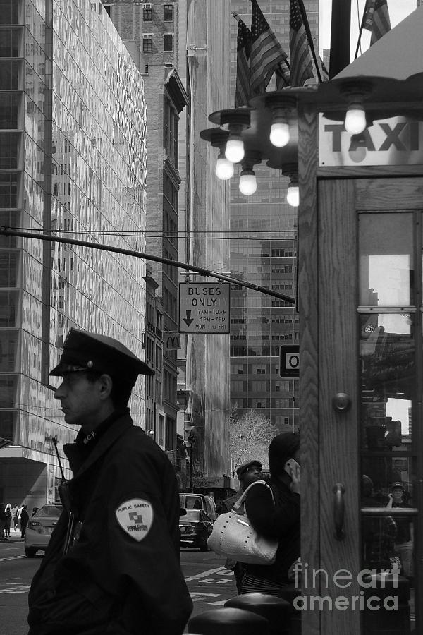 Taxi Cop - New York City Photograph by Miriam Danar