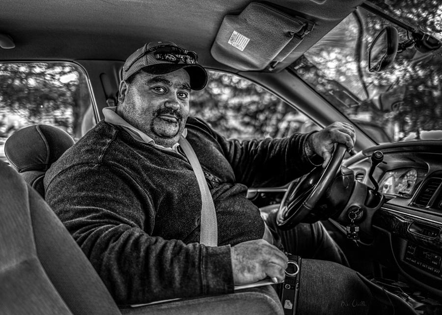Portrait Photograph - Taxi Driver by Bob Orsillo