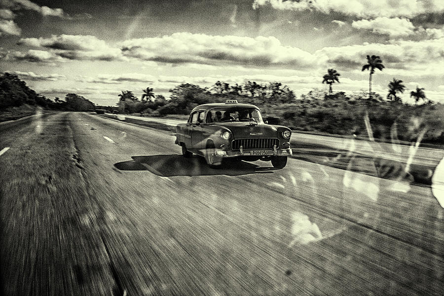 Transportation Photograph - Taxi Havana by Marc Limbach