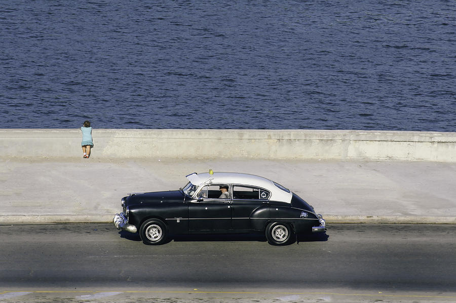 Summer Photograph - Taxiing along the Malecon.. by A Rey