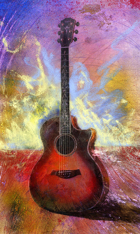 Music Painting - Taylor by Andrew King