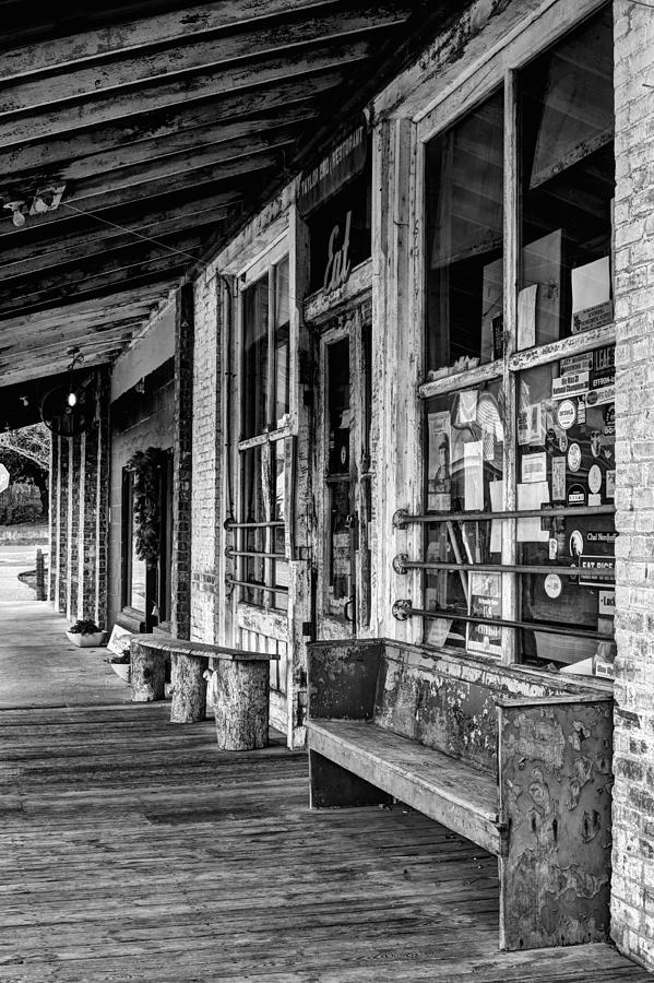 Black And White Photograph - Taylor Grocery BW by JC Findley