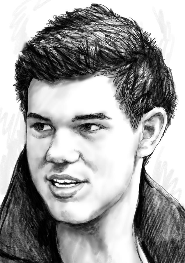 Taylor Lautner Sketch - Drawing Skill