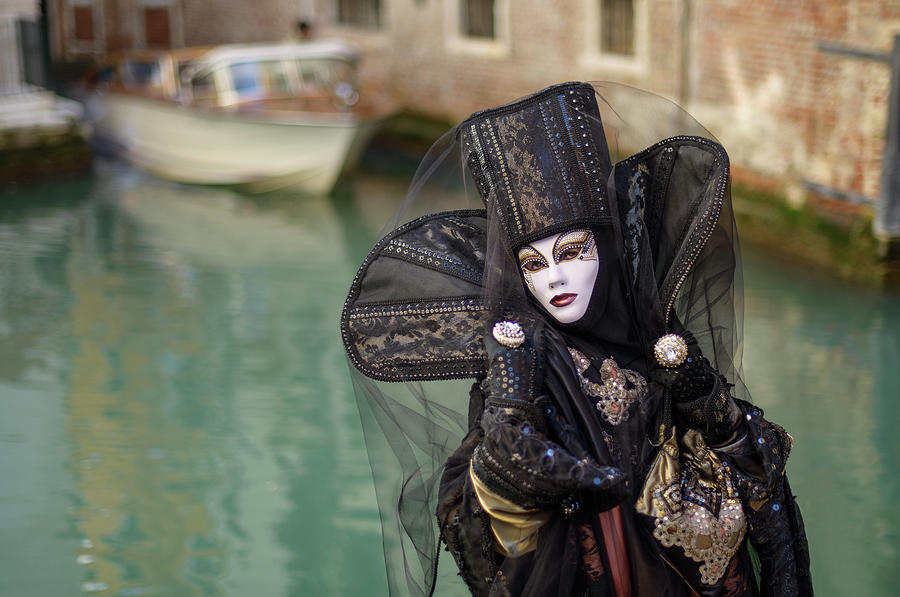Taylor Made Mask At Venice Carnival Photograph by Massimo Calmonte (www.massimocalmonte.it)