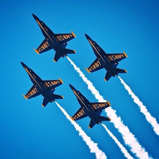 Murica Photograph - #tbt #blueangels #airshow #us #navy by Cody Haskell