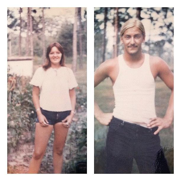 Dad Photograph - #tbt My Mom And Pops 1975 #mom #dad by Marcus Friedhofer