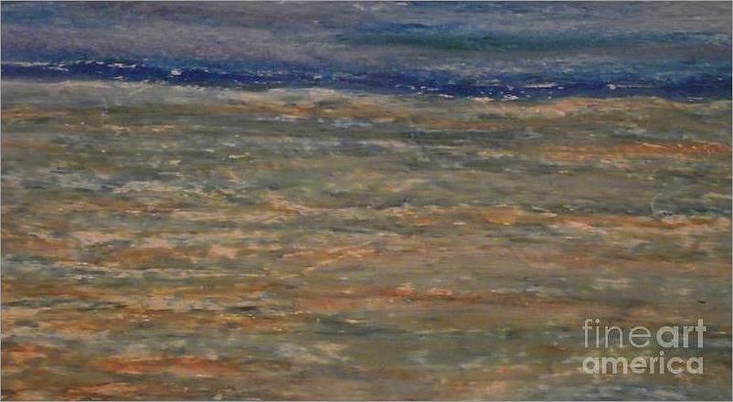 Waves Painting - Te Atatic by Elizabeth Sahel