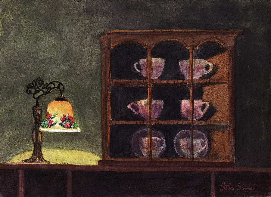 Tea Cups Painting by Arthur Barnes
