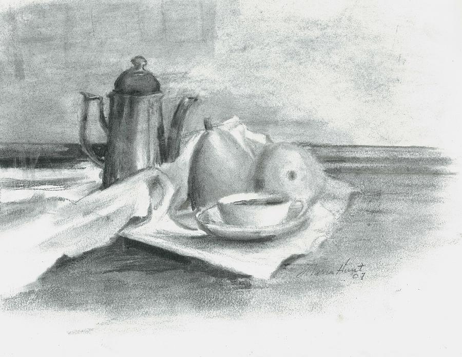 Tea for Madame Painting by Maria Hunt