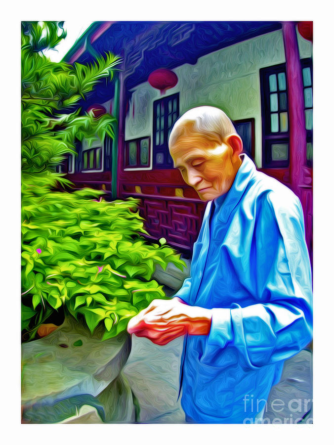 Tea Monk Photograph by Larry Mulvehill
